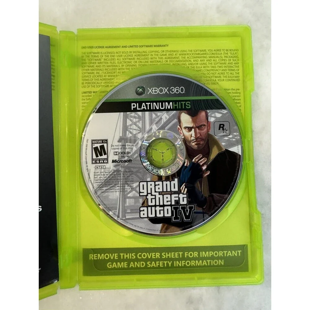 Grand Theft Auto IV GTA 4 Microsoft Xbox 360